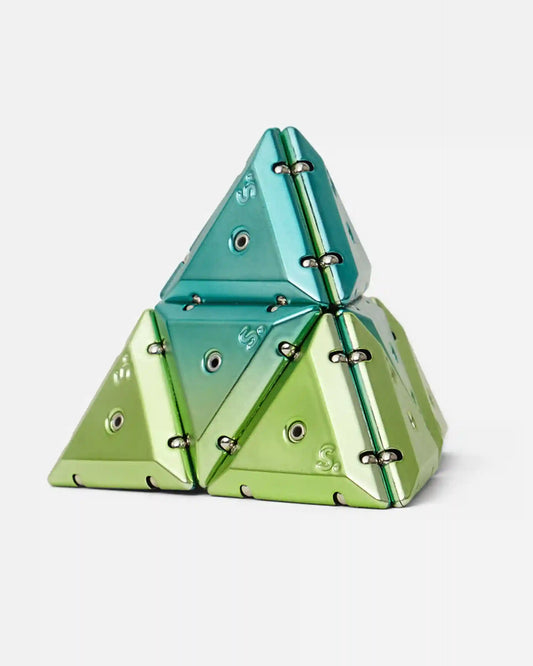Chrome Pyramid Geode